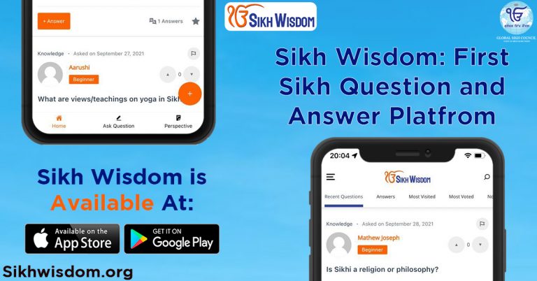 Sikh Wisdom: First Sikh Question and Answer Platform