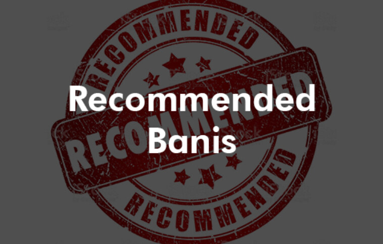 Recommended Banis