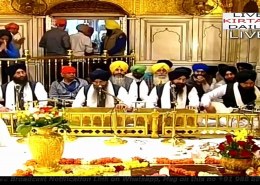 When I work, I put a live kirtan from Darbar Sahib, Amritsar in the background. Am I disrespectful?