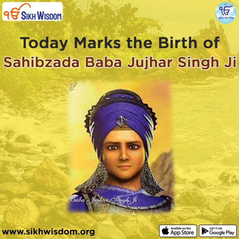 Today Marks the Birth Of Sahibzada Baba Jujhar Singh Ji - Sikh History - Sikh Wisdom