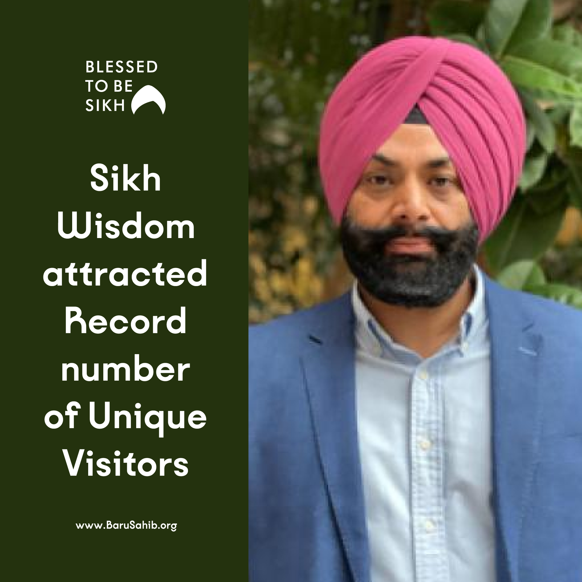 Sikh Wisdom attracted Record number of Unique Visitors